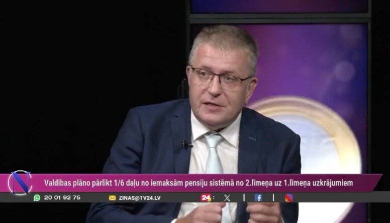 Vītols: 1. pensiju līmenis ir norietoša saule