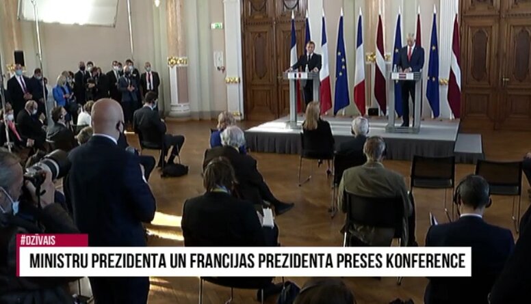 Andra Sprūda komentārs par Francijas prezidenta un Ministru prezidenta preses konferenci