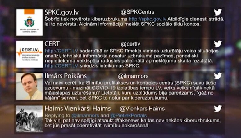 Tvitersāga: Kiberuzbrukums SPKC mājaslapai