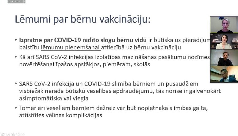 Speciālizlaidums: par bērnu vecumā 5-11 gadiem vakcināciju pret Covid-19