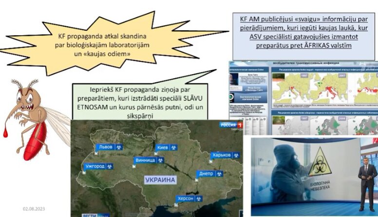 Krievijas propaganda atkal skandina par bioloģiskajām laboratorijām un "kaujas odiem"