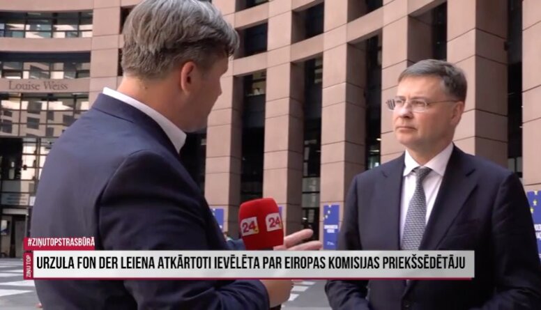 Dombrovskis: Es labprāt turpinātu strādāt ar ekonomikas un finanšu jautājumiem