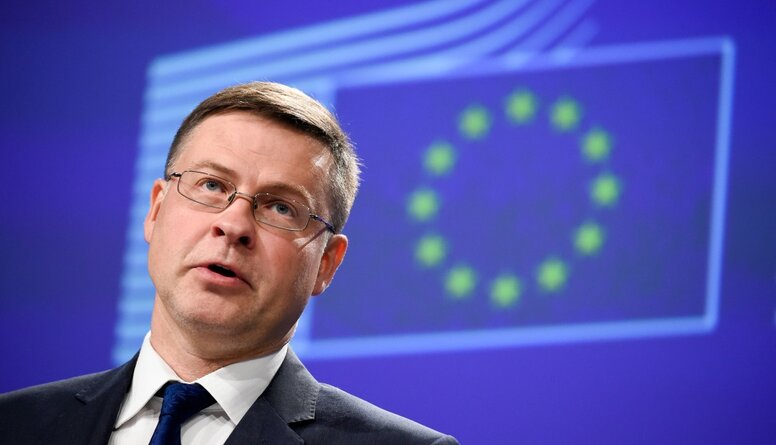Kalniete: Nav šaubu, ka Dombrovskis kļūs par EK tirdzniecības komisāru