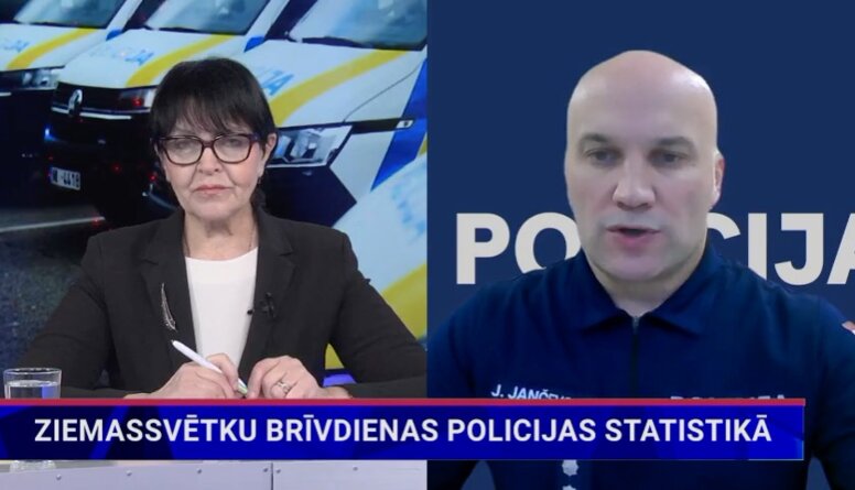 Ziemassvētku brīvdienas policijas statistikā