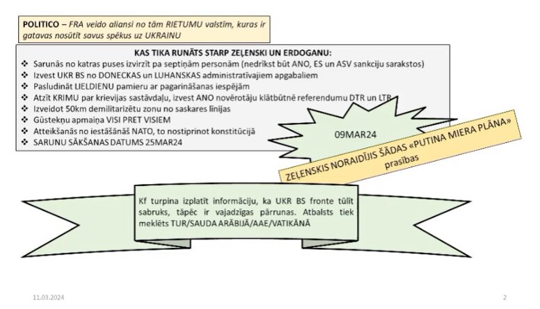 Kas tika runāts starp Zelenski un Erdoganu?