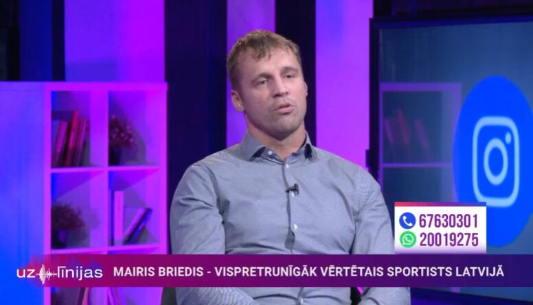 Mairis Briedis sadusmojas par skatītāja jautājumu