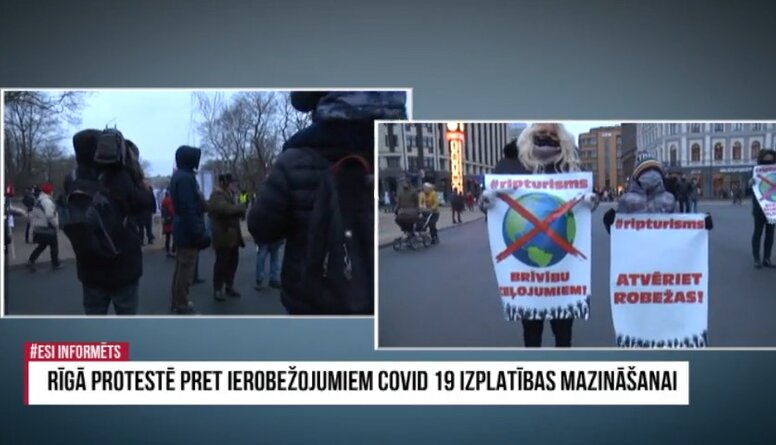 Speciālizlaidums: Rīgā protestē pret ierobežojumiem Covid-19 izplatības mazināšanai 2. daļa