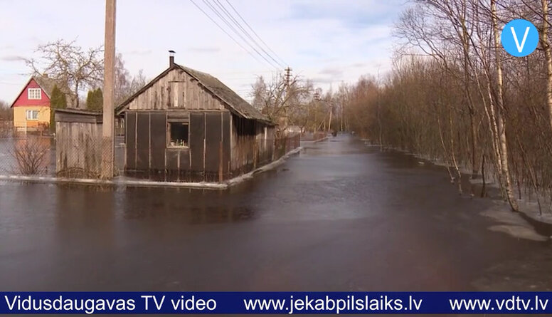 Applūdušas vasarnīcas Jēkabpils novada Salas pagastā