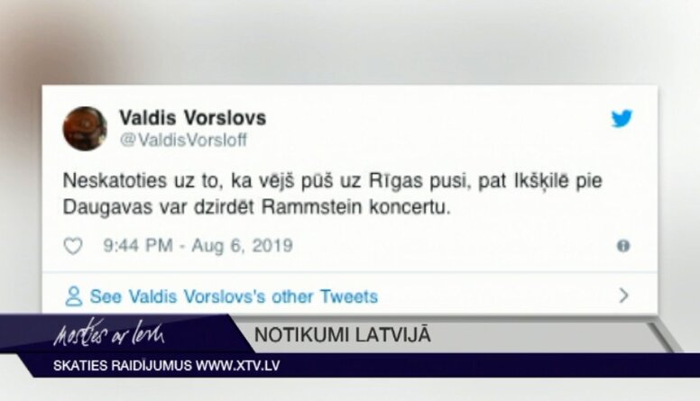 Tvītotāji par "Rammstein" koncertu Rīgā