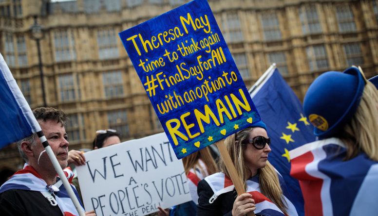 Bijusī Lielbritānijas ministre aicina rīkot vēl vienu "Breksita" referendumu