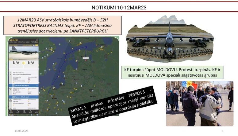 NATO stratēģiskā bumbvedēja lidojums Baltijas telpā. Kāds bija mērķis?