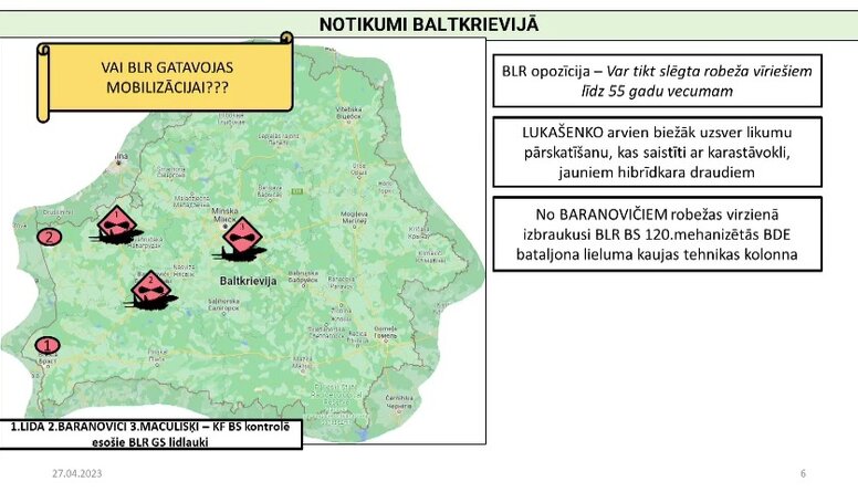 Vai Baltkrievija gatavojas mobilizācijai?