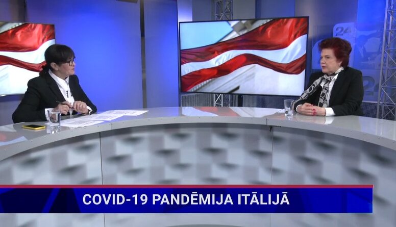 Solvita Āboltiņa par Covid-19 pandēmiju Itālijā