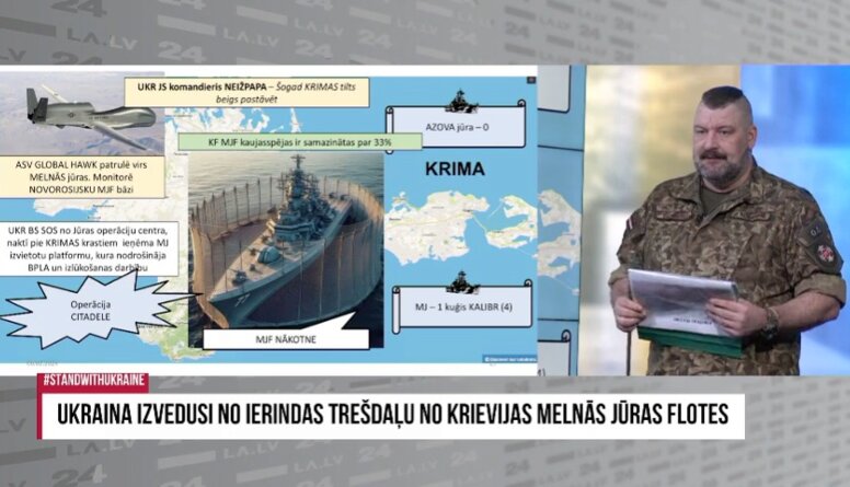 Melnās jūras flotes nākotne - kaujas spējas samazinājušās par 30%