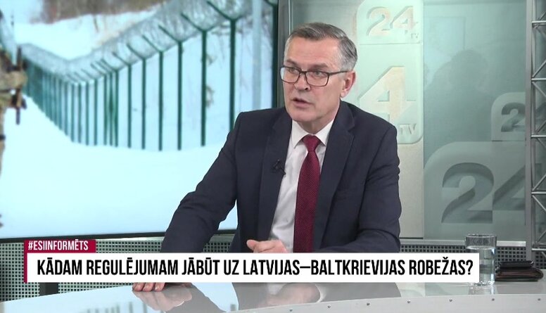 Ainars Latkovskis par Baltkrievijas robežu: Situācija ir nopietna