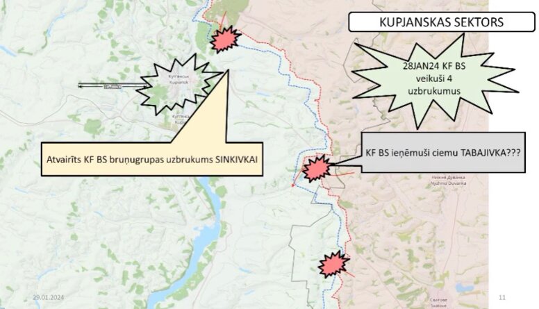 Slaidiņš pieļauj, ka ukraiņiem nāksies atkāpties Kupjanskas sektorā