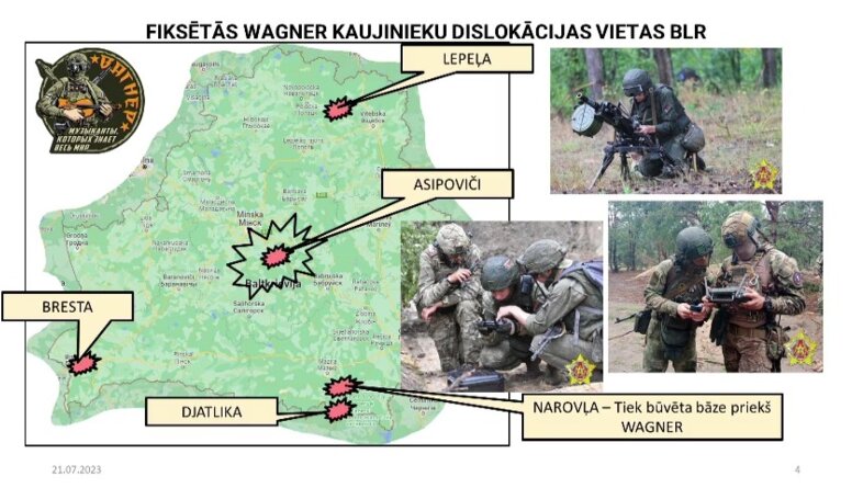 Jānis Slaidiņš par "Vagner" grupējuma dislokācijas vietām Baltkrievijā