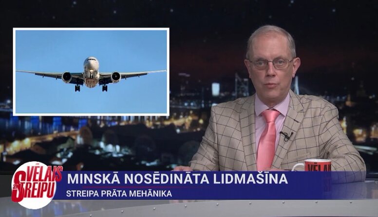 Streipa prāta mehānika: Minskā nosēdināta lidmašīna