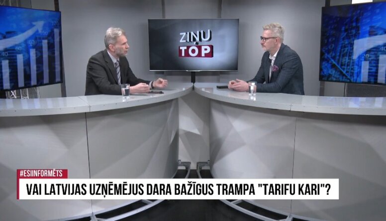 Vai Latvijas uzņēmējus dara bažīgus Trampa "tarifu kari"?