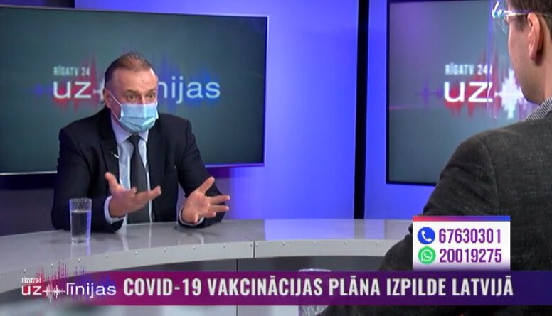 Andrejs Ērglis pastāsta par pašsajūtu pēc saņemtām divām Covid-19 vakcīnām
