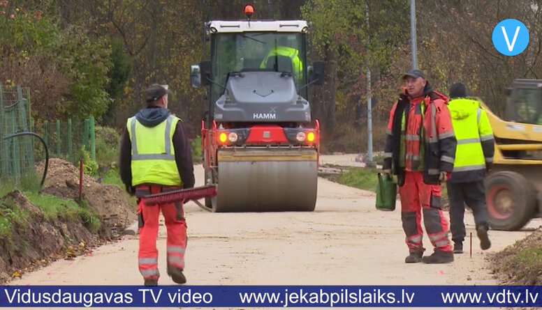 Līvānos turpinās Ubaglīča ielu rekonstrukcija