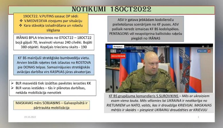 Slaidiņš: Baltkrievijā izsūtītas pavēstes ierasties kara komisariātā