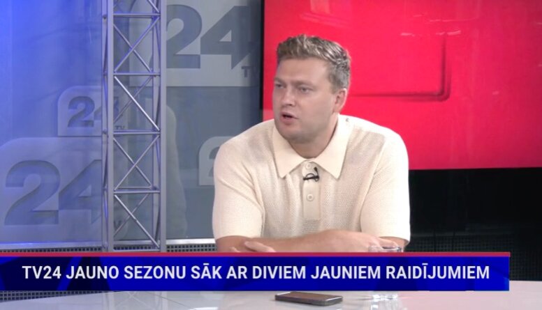 Klāvs Kalniņš: TV24 vienmēr domā, kā ieviest kaut ko jaunu informatīvā satura ziņā