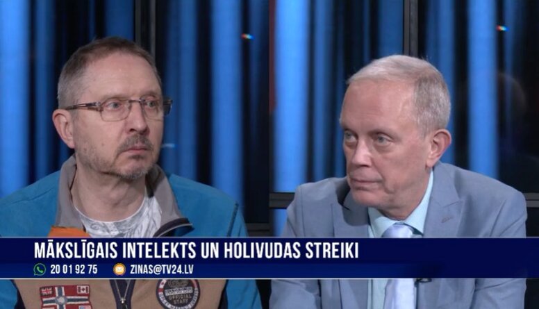 #Mellauzis: Mākslīgais intelekts un Holivudas streiki - vai radošās profesijas ir apdraudētas?