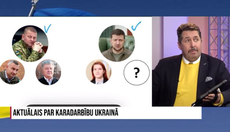 Divi reālie Ukrainas prezidenta amata kandidāti: Zalužnijs un Zelenskis