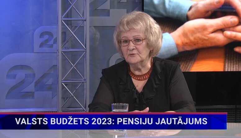 Aija Barča par 2023 valsts budžetu: Neredzam, ka pensijas varētu tikt indeksētas divreiz gadā