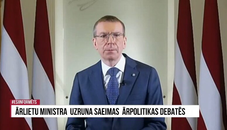 27.01.2022 Ārlietu ministra uzruna Saeimas ārpolitikas debatēs