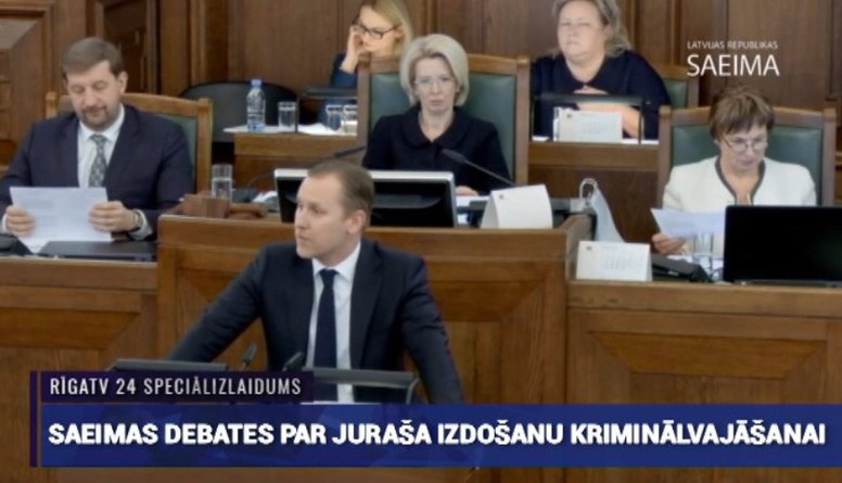 Speciālizlaidums: Saeimas debates un balsojums par Juraša izdošanu kriminālvajāšanai 3. daļa