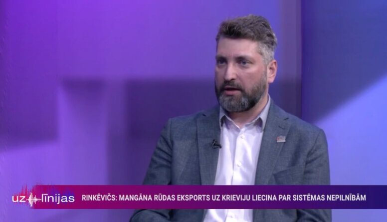 Labanovskis par mangāna rūdas eksportu uz Krieviju