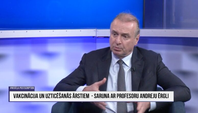 Andrejs Ērglis par vakcināciju: 14 gadu vecumā bērns nevar par sevi atbildēt