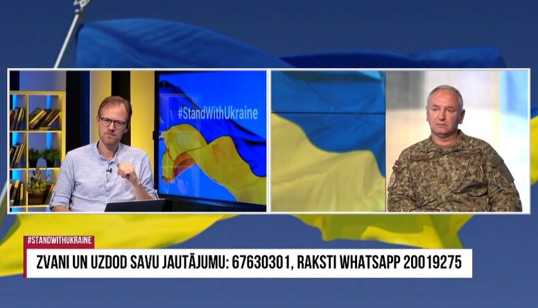 Skatītājas jautājums par NATO palīdzību Ukrainas aizstāvēšanai