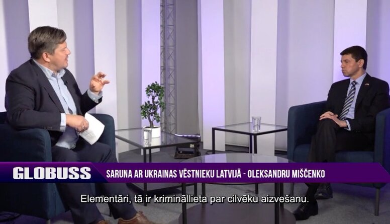 Oleksandrs Miščenko: Krievijas propaganda ir tāds pats apdraudējums kā radiācija