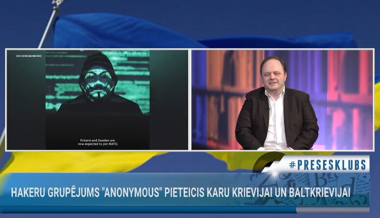 Ilmārs Poikāns par hakeru grupējuma "Anonymous" karu pret Krieviju un Baltkrieviju