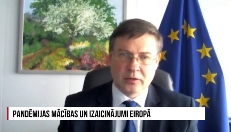 Dombrovskis: Reālākais ceļš, kā virzīties prom no esošās situācijas, ir iedzīvotāju vakcinācija