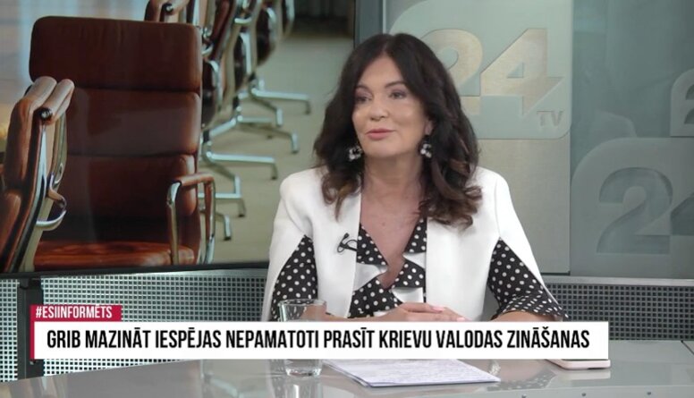 Ramona Petraviča: Es neietu un neuzrunātu vēlētājus citās valodās