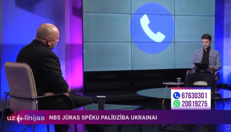 NBS Jūras spēku štāba priekšnieks par karavīru pietiekamību jūras spēkos