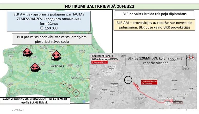 Baltkrievijas AM: Provokācijas uz robežas var novest pie sadursmēm