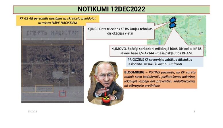 Putins paziņojis, ka KF varētu mainīt savu kodolieroču pielietošanas doktrīnu