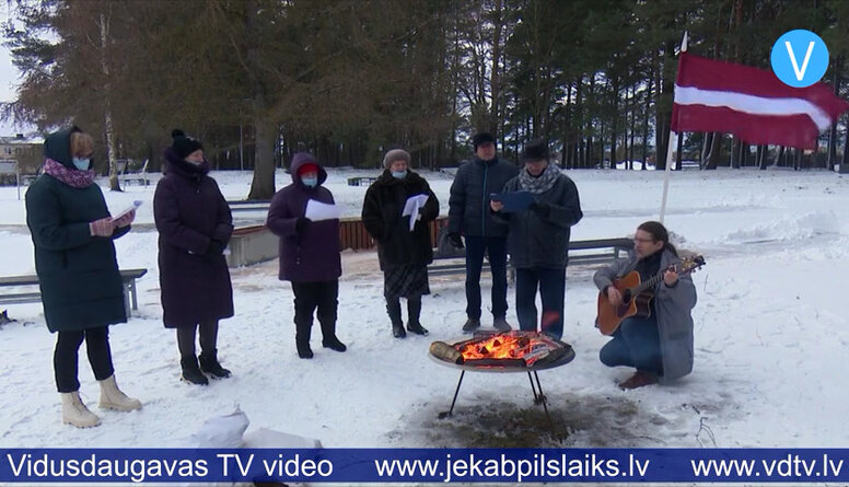 Jēkabpils novada ciematos iedegas atmiņu ugunskuri