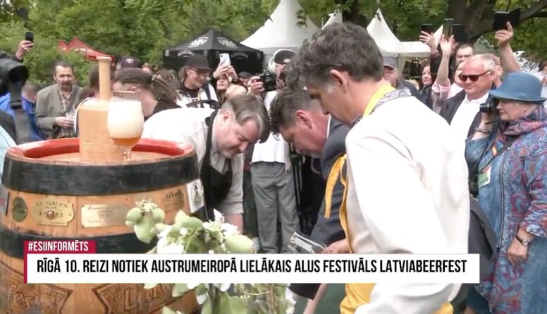 Rīgā 10. reizi notiek Austrumeiropā lielākais alus festivāls Latviabeerfest