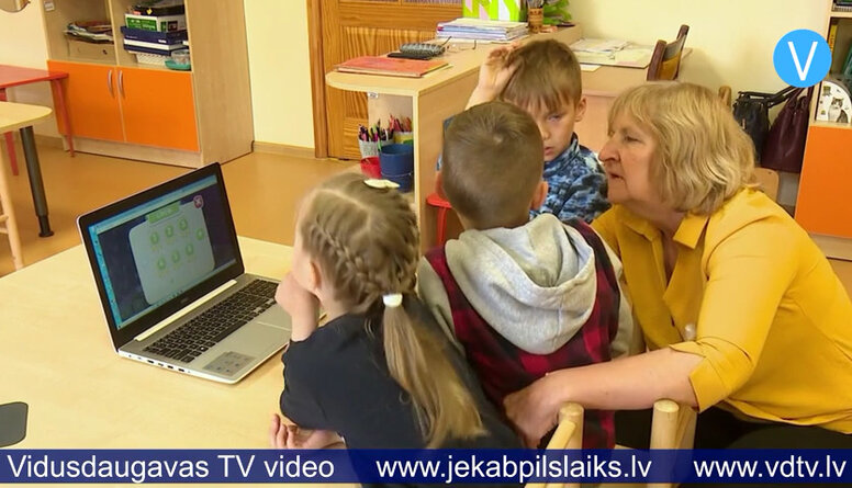 Salas bērnudārzā “Ābelīte” mācību procesā lieto digitālās tehnoloģijas