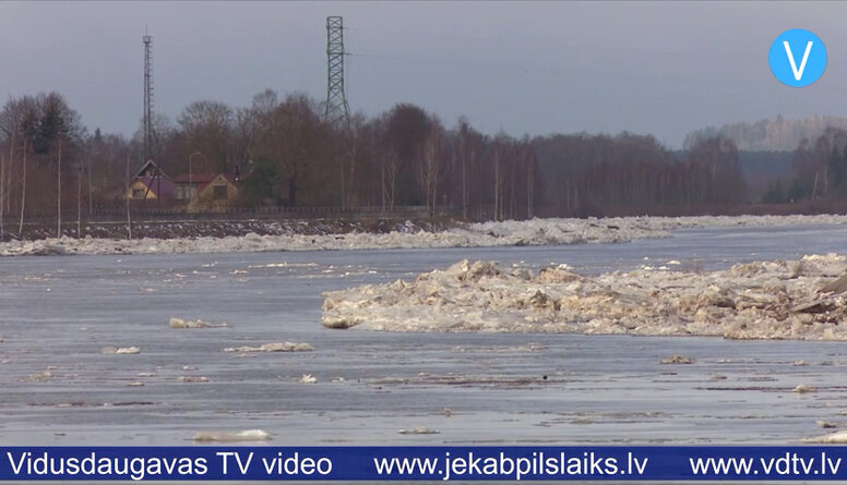 Daugavā pie Jēkabpils situācija stabilizējusies