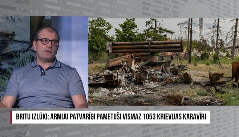 Elmārs Pļaviņš: Ukraiņi apzināti atstāj uz ielām iznīcināto krievu tehniku