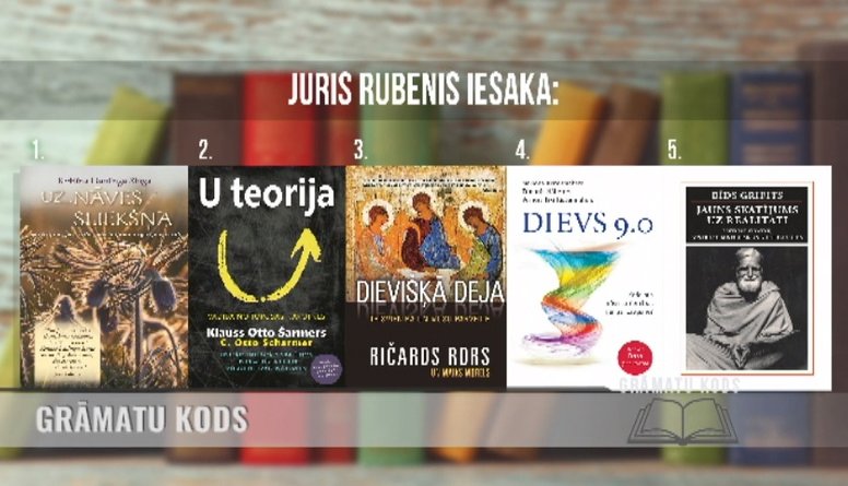 Grāmatas, kuras iesaka izlasīt Juris Rubenis