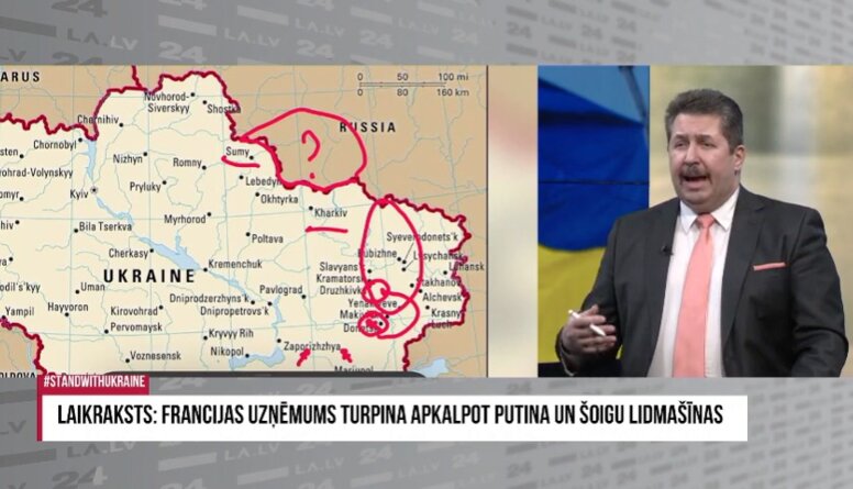 Rajevs par klusajiem rajoniem un "lielajiem nezināmajiem" Ukrainas frontē