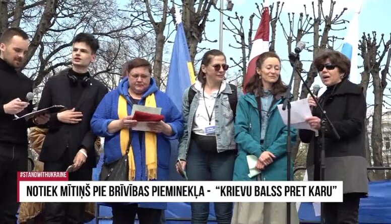 "Krievu balss pret karu" mītiņa organizatoru manifests